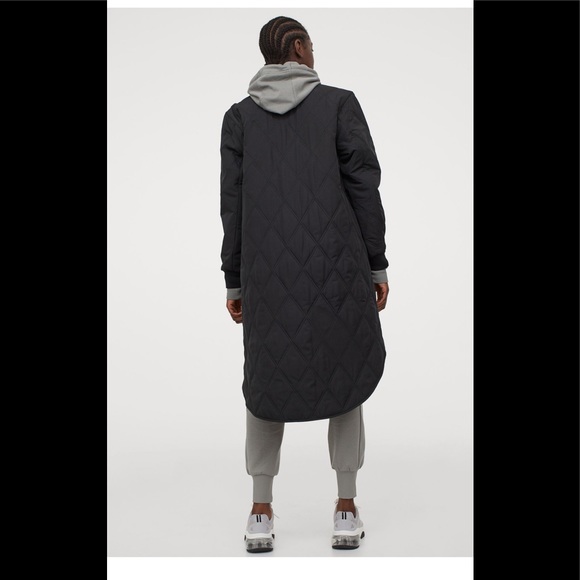 NWT H&M Quilted Coat Size S - Picture 4 of 5